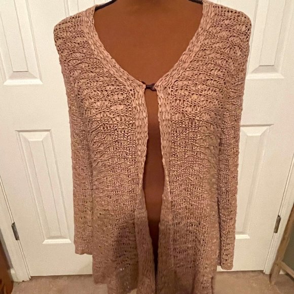 Carol Little Crocheted Cardigan, Size 1X - Picture 1 of 6